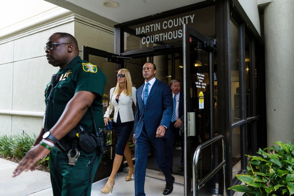 Tiger Woods banned from driving for 5 years | National Club Golfer Tiger Woods at the Martin County Courthouse on September 2, 2026 in Stuart, Florida | Source: Saul Martinez/Getty Images