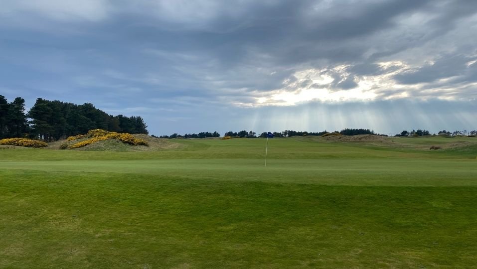 West Coast Golf Scotland Dundonald Links Ayrshire 9th Green